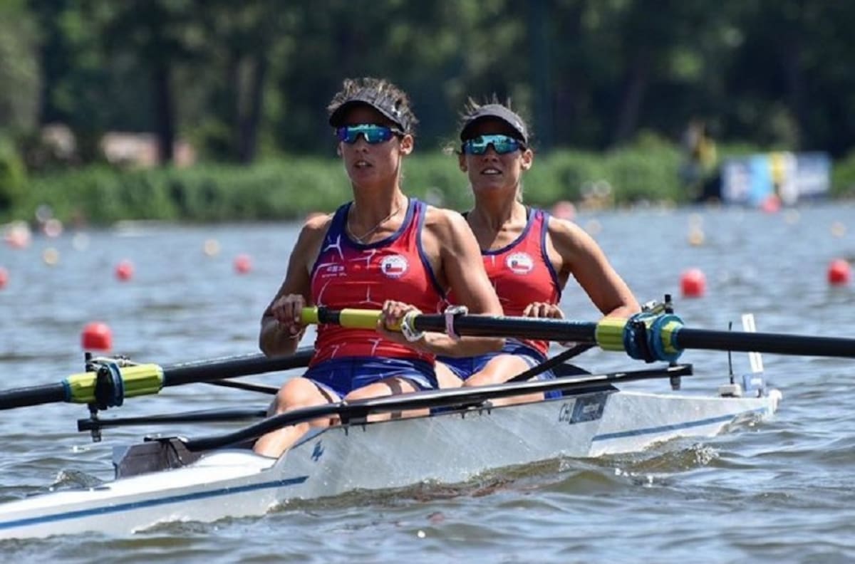 Las hermanas Abraham le entregaron otro oro a Chile en el remo largo de Lima 2019