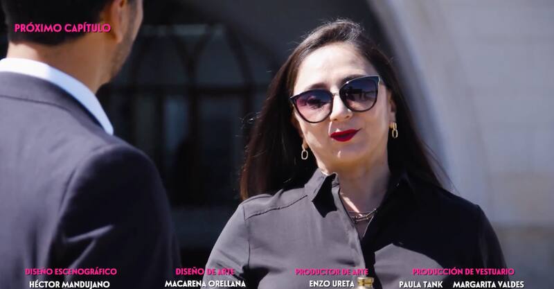 Patricia se encontrará con el policía. (Captura: Mega).