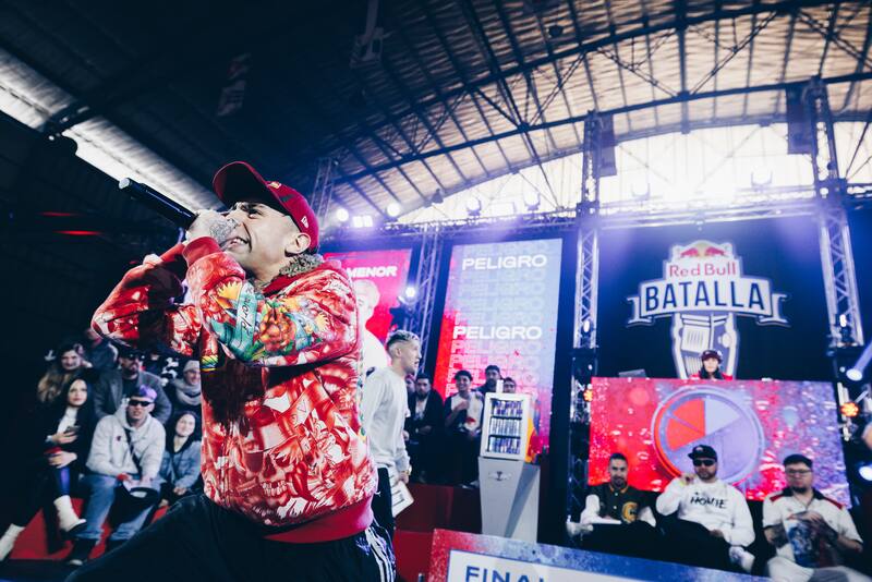 Teorema competes on stage during Red Bull Batalla National Final in Santiago, Chile on October 1, 2023. // Gary Go / Red Bull Content Pool // SI202310021551 // Usage for editorial use only //