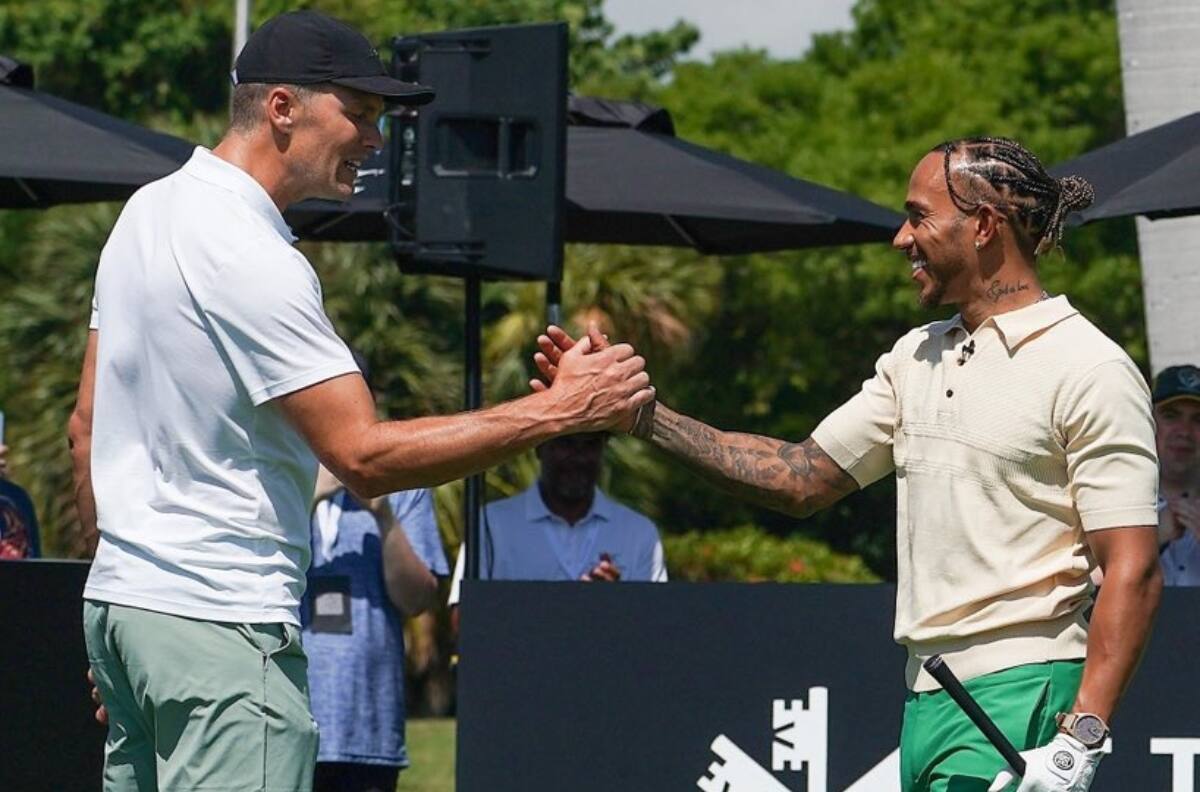 VIDEO | Duelo de siete veces campeones del mundo: Lewis Hamilton y Tom Brady se enfrentaron en golf