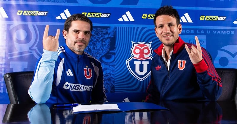 Fernando Gago es oficializado como nuevo DT de Universidad de Chile.