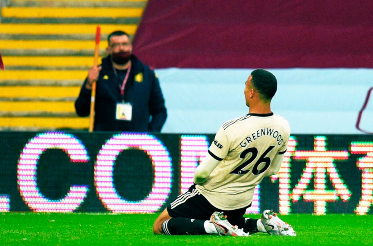 ¡Contra letal! Greenwood puso el 2-0 para Manchester United sobre Aston Villa