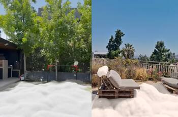 ¿De qué se trata? Extraño fenómeno climático en pleno marzo es viralizado en redes sociales