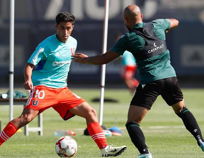 Lucas Assadi en un amistoso.