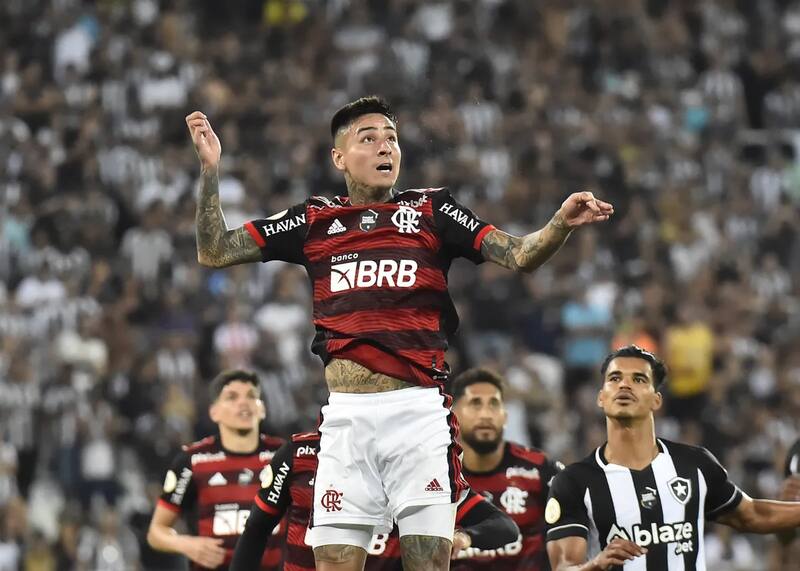 Erick Pulgar ha sido baja el último mes en el Flamengo.