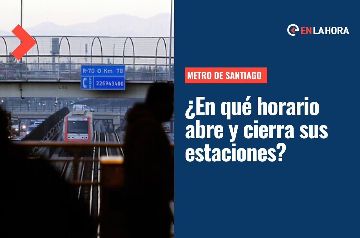 Horario del Metro: ¿A qué hora abre y cierra este domingo 14 de agosto en la Región Metropolitana?