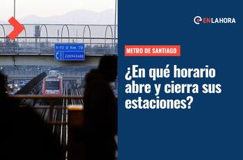 Horario del Metro: ¿A qué hora abre y cierra este domingo 14 de agosto en la Región Metropolitana?