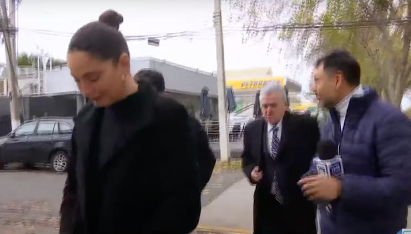 Kel Calderon y Hernán Calderón asistieron al velorio de Claudio Iturra.