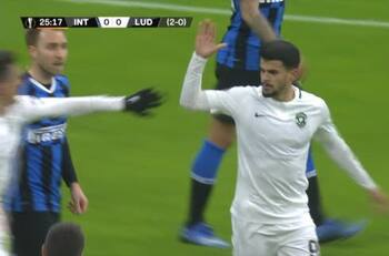 Ludogorets sorprendió y se adelantó ante el Inter de Alexis en la Europa League