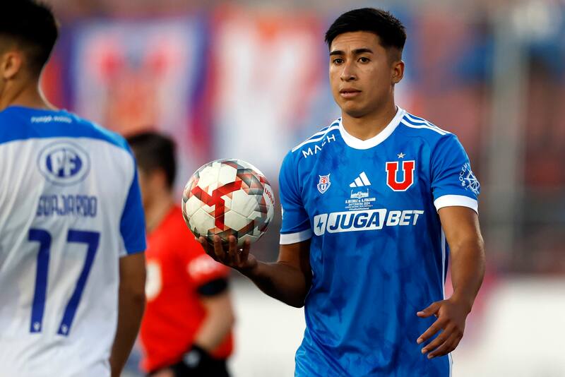 El jugador de Universidad de Chile, Jose Castro.