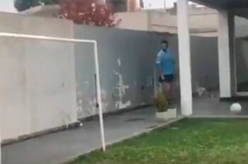 El gol imposible de Nacho Scocco durante la cuarentena en Argentina