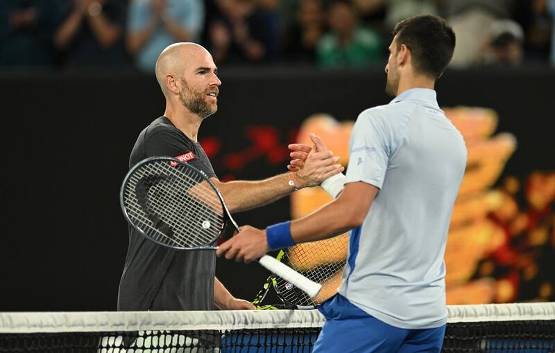 Novak Djokovic en el Australian Open. EFE