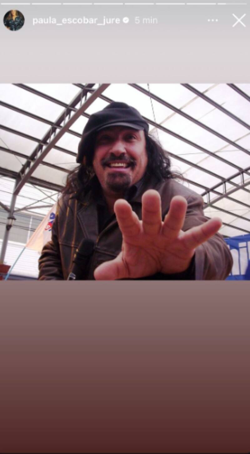 La periodista comparte foto del Negro Piñera en Instagram. Créditos Captura: Instagram.