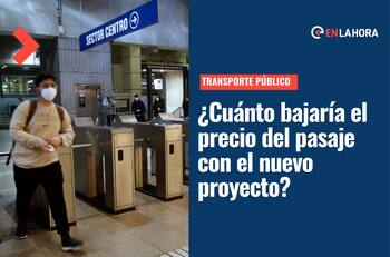 Rebaja pasaje del transporte público: ¿En cuánto quedarían los precios con el nuevo proyecto de ley?