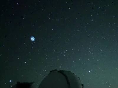 VIDEO | Sorprendente espiral fue visto en el cielo de Hawái