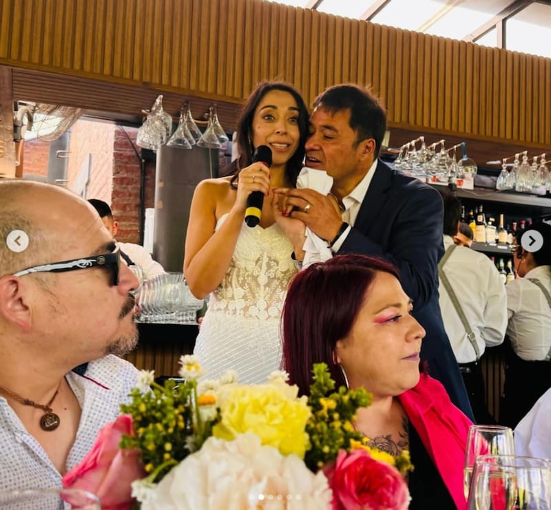 Roberto Saa contrajo matrimonio con Carla Jiménez