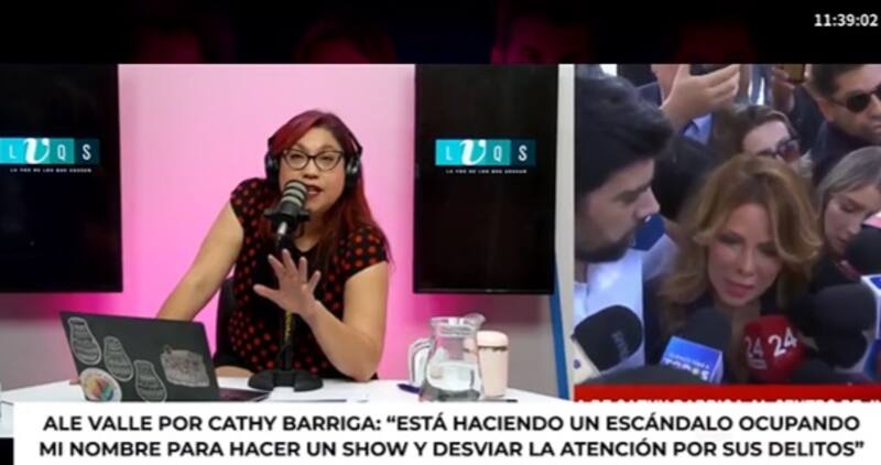 Alejandra Valle en "La Voz de los que Sobra". Créditos: X