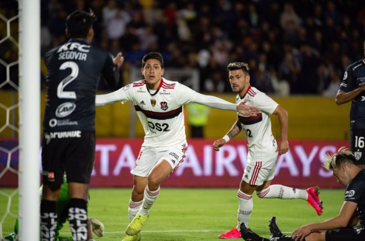 Los goles del empate entre Independiente del Valle y Flamengo por la Recopa Sudamericana