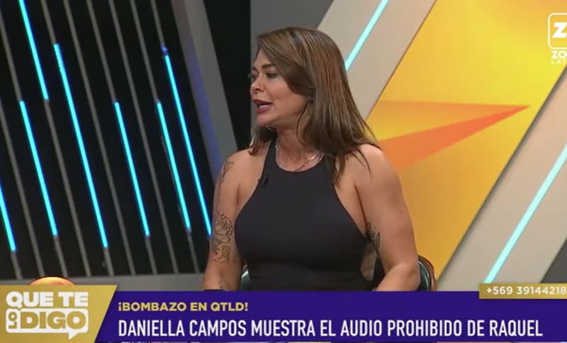 Antonella Ríos en "Que te lo digo". Créditos: Pantallazo Zona Latins