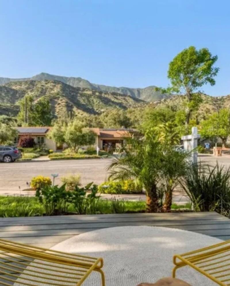 Leonor Varela mostró las afueras de su casa en Ojai.