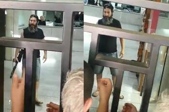 VIDEO | Exige que le entreguen sus ahorros: Hombre armado toma ocho rehenes en un banco de Beirut