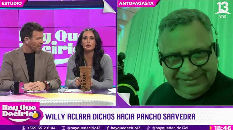 Willy Sabor trató de borracho a Sergio Rojas.