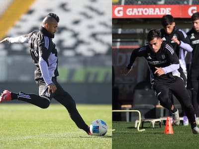 Con Arturo Vidal a la cabeza: el último entrenamiento de Colo Colo antes de enfrentar a La Serena