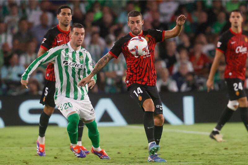 El Betis perdió un partido increíble con el Mallorca. Foto. EFE.