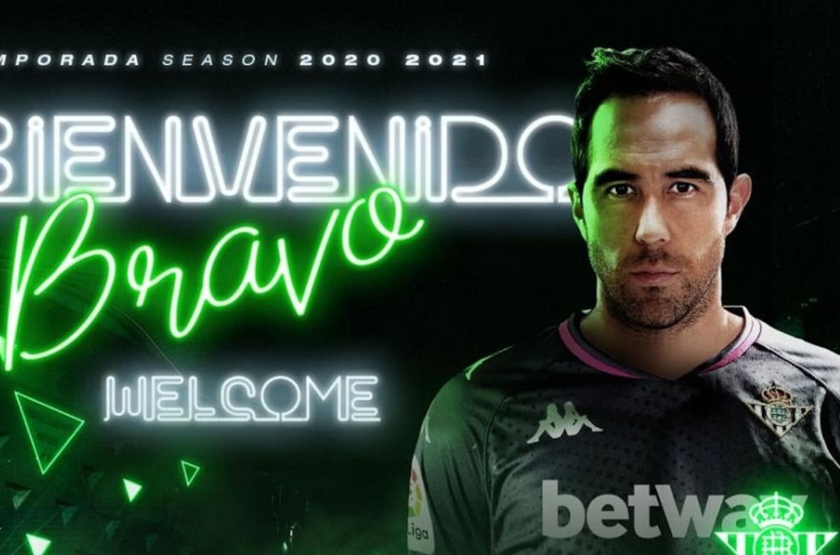 Real Betis de Manuel Pellegrini oficializó el fichaje de Claudio Bravo