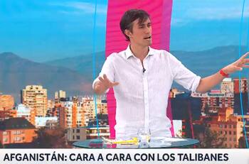 "Dije corro el riesgo de volver sin cabeza'": Roberto Cox detalla viaje a Afganistán para "CHV Noticias"