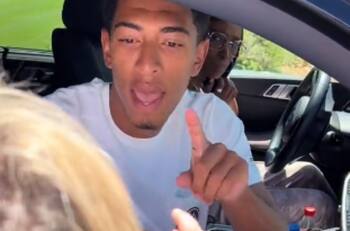VIDEO | Jude Bellingham protagonizó divertido momento con aficionada del Real Madrid