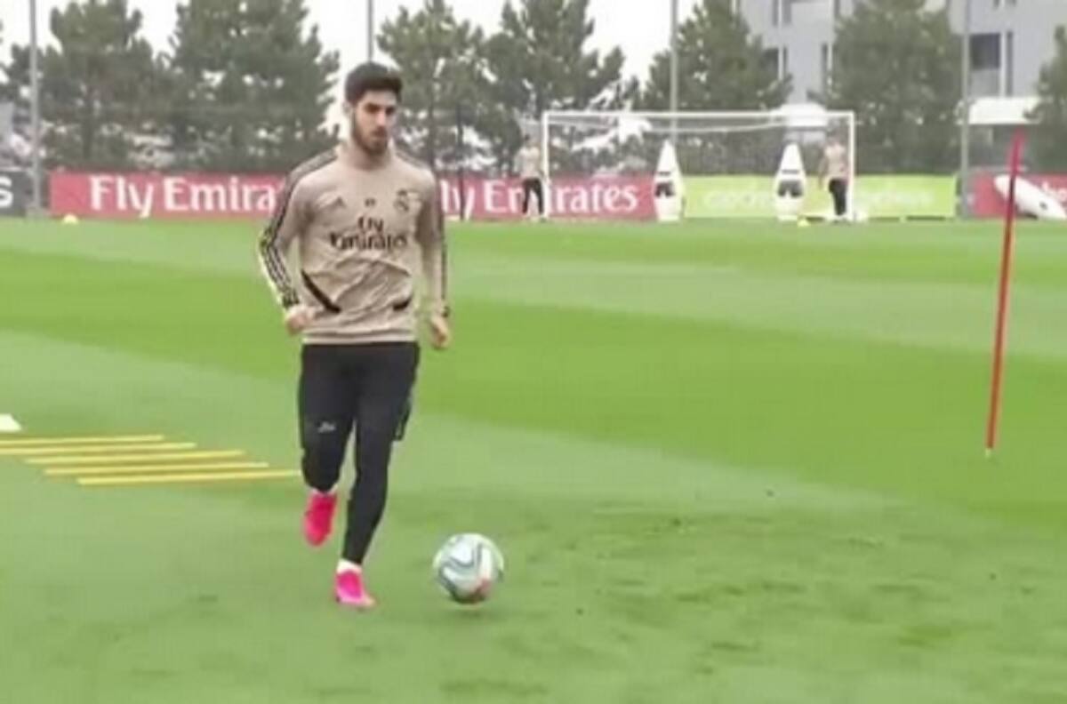 Con estas imágenes el Real Madrid mostró la evolución de Marco Asensio