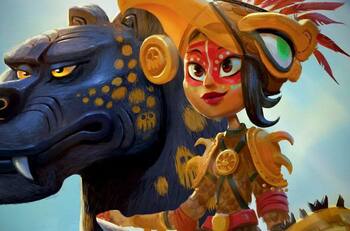 "¡Cállense, par de hue...!": El chilenismo que no pasó inadvertido en "Maya y los tres" de Netflix