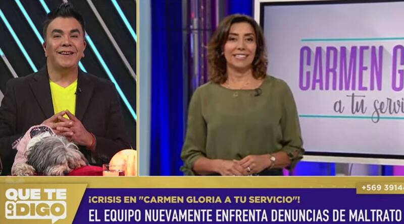 Luis Sandoval destapó nueva conflicto en "Carmen Gloria a tu Servicio". Créditos: Pantallazo Zona Latina