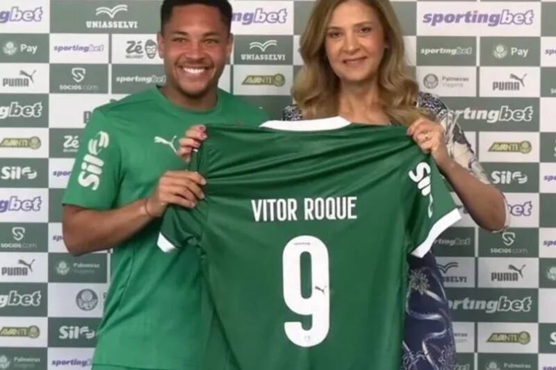 El brasileño fue presentado en Palmeiras.