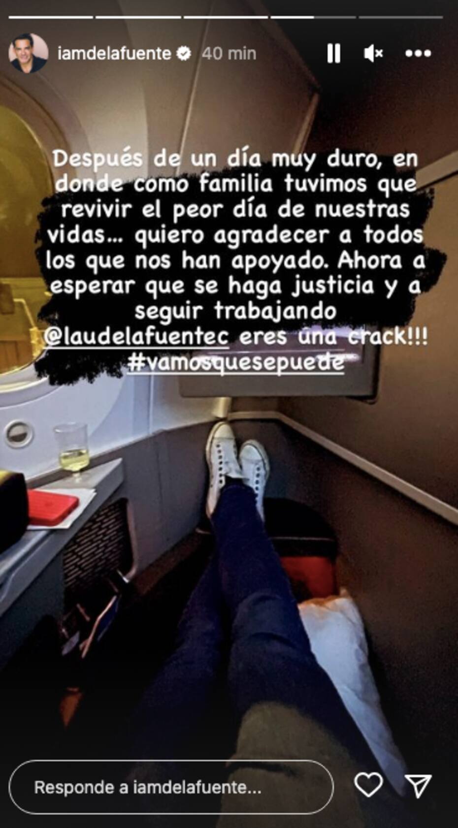 Cristián de la Fuente en Instagram.