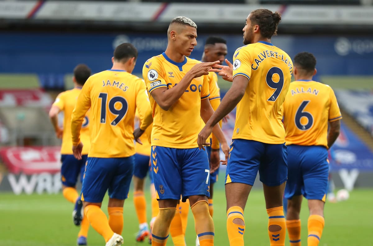 James Rodríguez y Everton continúan en racha tras vencer al Crystal Palace