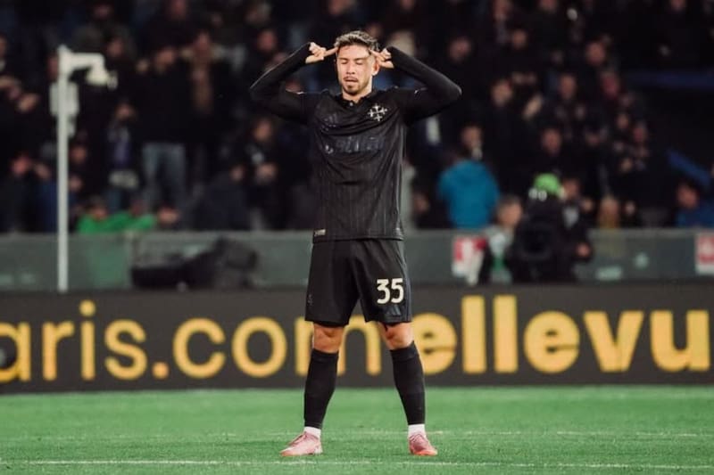 El mediocampista chileno en el Pisa. Foto: @pipe.loyola en Instagram.