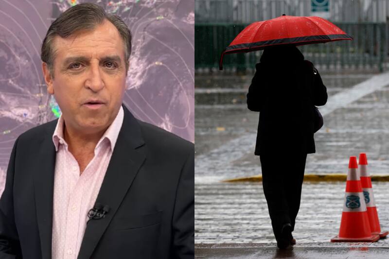 El meteorólogo anticipó el término de la lluvia.