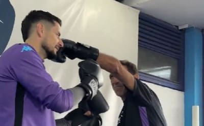 El cómico video que protagonizaron Gabriel Arias y Gustavo Costas tras supuesta polémica en Racing