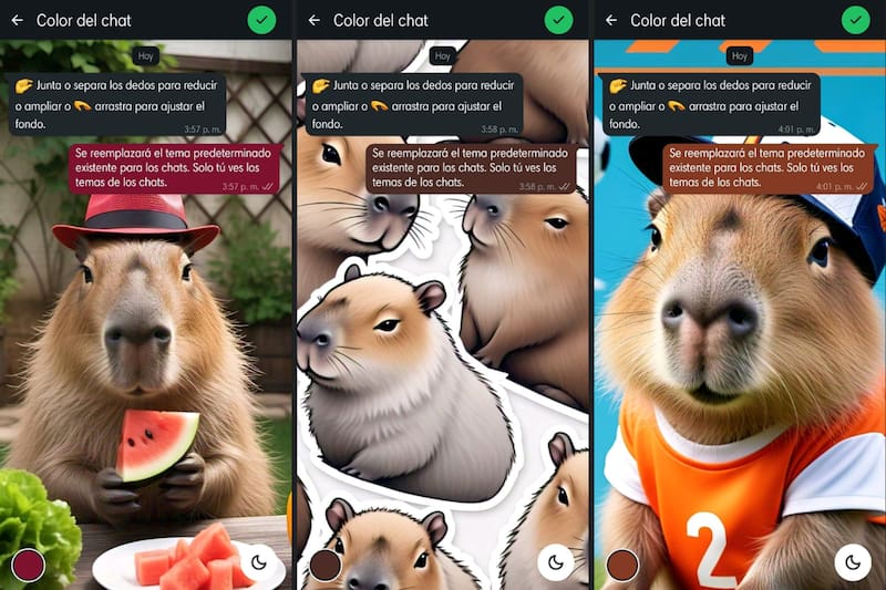 Con la I.A de Meta puedes crear infinitos fondos de pantalla inspirado en el roedor.