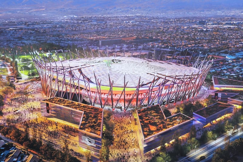 En Colo Colo comenzaron las reuniones para concretar la remodelación del Estadio Monumental. Foto: Agencia ATON.