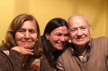 "Tenerlos es una bendición": Solange Lackington celebró, con mucha emoción, las bodas de diamante de sus padres