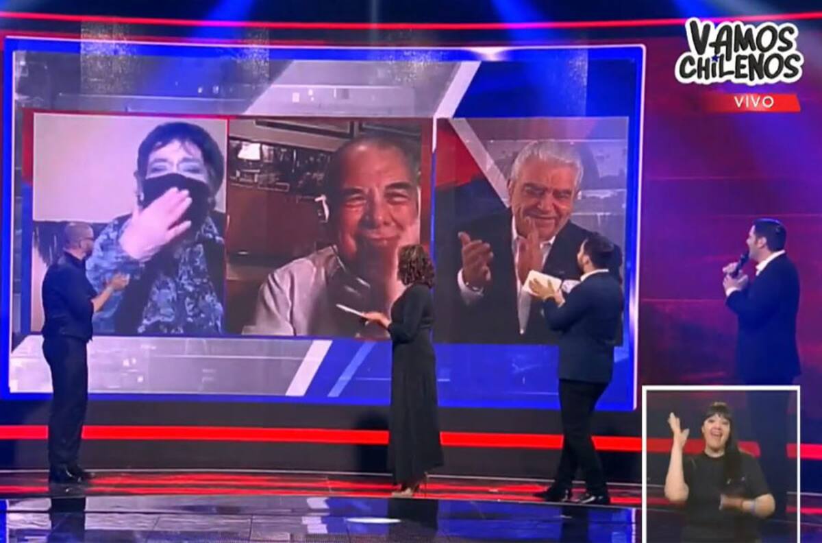 ¿Y Pablo Aguilera?: "Vamos Chilenos" realizó homenaje a Cecilia y Juan La Rivera que también incluía al locutor