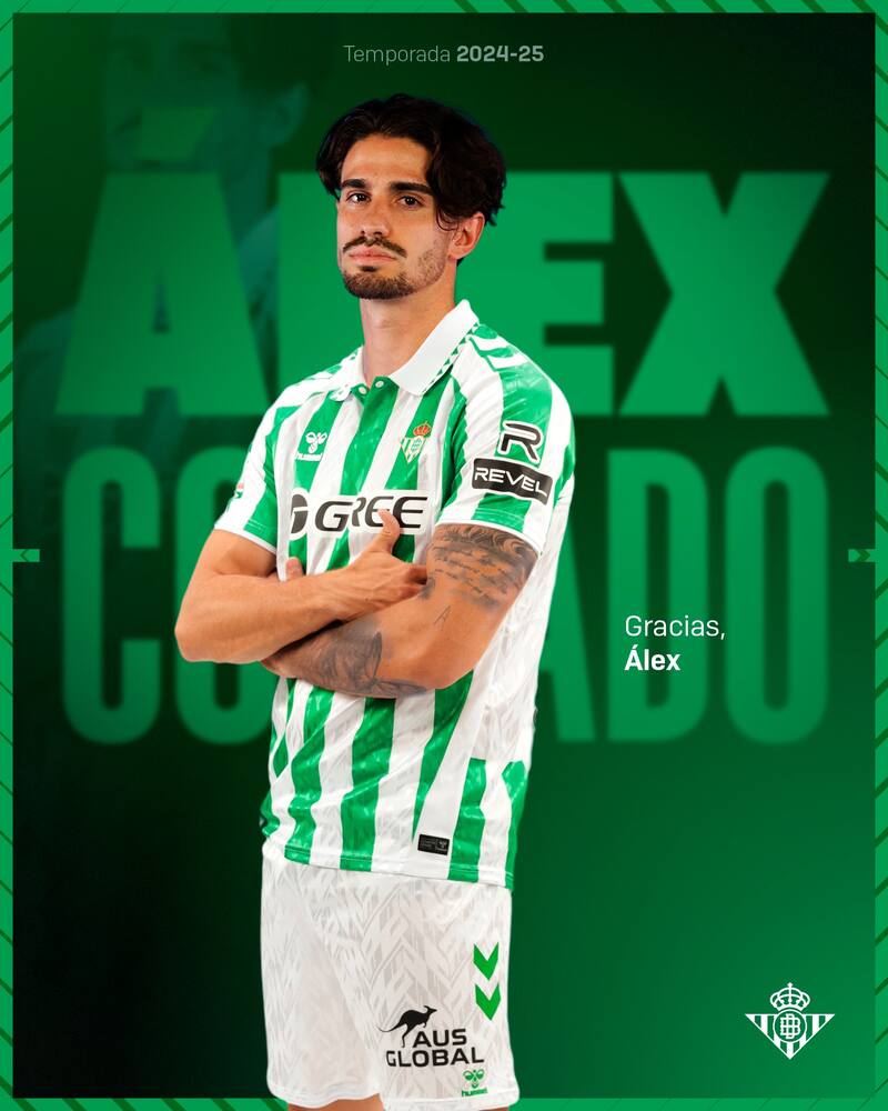 Se despide del Real Betis de Manuel Pellegrini. Foto: Real Betis Balompié