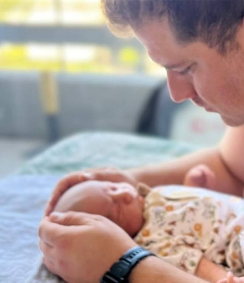 El periodista presentó a su hijo Branko. Créditos: Instagram