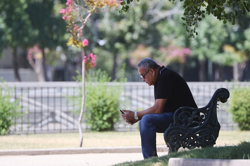 El calor se hará sentir con intensidad en la capital durante los próximos días. Créditos: Jonnathan Oyarzun/Aton Chile.