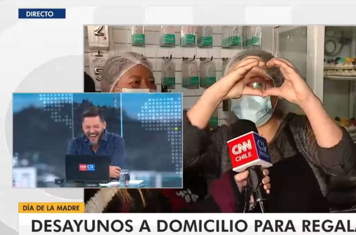 "Me estoy poniendo rojo": Sorpresivo y coqueto piropo sonrojó a Rafael Cavada durante despacho en vivo