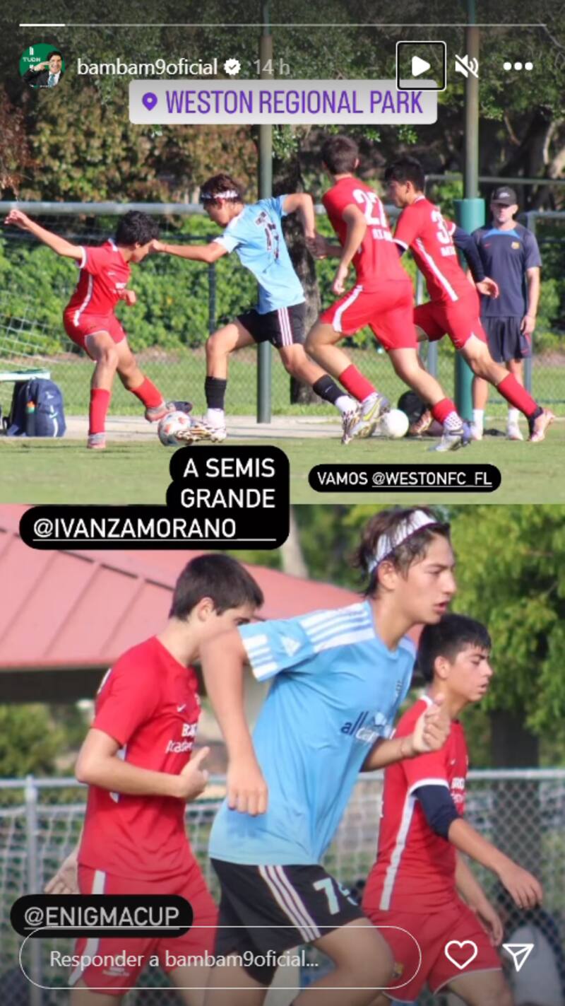 Padres de Iván Zamorano Alberó celebran su logro deportivo