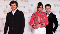 Pedro Pascal, Priyanka Chopra y Nick Jonas destacaron: Mira los mejores atuendos en la alfombra roja de los Premios BAFTA 2021